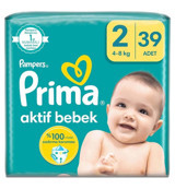 Prima Pampers 2 Numara Cırtlı Bebek Bezi 39'lu
