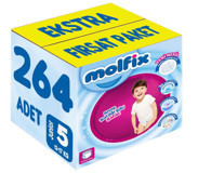 Molfix 5 Numara Külot Bebek Bezi 264'lü