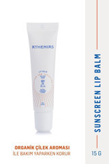Athenias Doğal Çilekli Yetişkin Dudak Nemlendirici Balm 15 gr