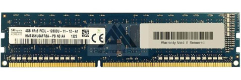 Sk Hynix HMT451U6AFR8A-PB PC3-12800 4 GB DDR3L 1x4 1600 MHz Ram