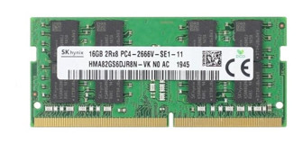 Sk Hynix HMA82GS6DJR8N-VK 16 GB DDR4 1x16 2666 MHz Ram