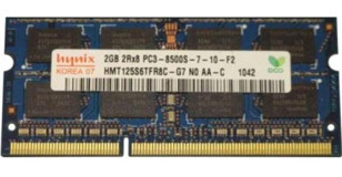 Sk Hynix HMT125S6TFR8C-G7 2 GB DDR3 1x2 1066 MHz Ram