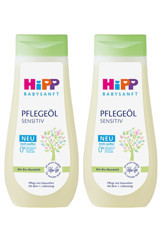 Hipp Babysanft Organik Bademli Bebek Masaj Yağı 2x200 ml