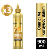 Pantene Pro-V Nemlendirici-Onarıcı Düz Saçlar İçin Durulanmayan Saç Kremi 3x300 ml