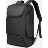 Bange BG7267 Şarjlı Dört Gözlü 15.6 inç Polyester Su Geçirmez Sırt Laptop Çantası Siyah