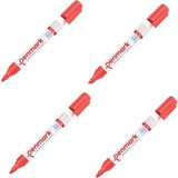 Penmark HS-305 4 Adet Doldurulabilir Silinebilir Kırmızı Tahta Kalemi