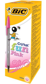 Bic Plastik 1.6 mm Pembe 20'li Tükenmez Kalem