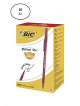 Bic Plastik 1 mm Kırmızı 20'li Tükenmez Kalem