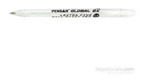 Pensan Global Plastik 0.5 mm Siyah Tükenmez Kalem