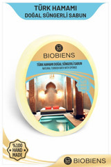 Biobiens Süngerli Organik Türk Hamamı Özlü Sabun 135 gr