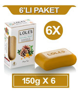 Lole's Lüks Organik Çam Katranı Sabun 6x150 gr