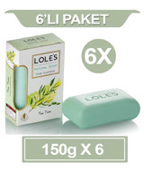Lole's Lüks Organik Çay Ağacı Yağı Sabun 6x150 gr