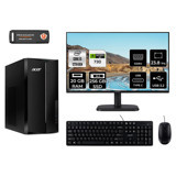 Acer Aspire TC1760 DT.BHUEM.004 Harici GeForce GT 730 4 GB Intel Core i3 12100 20 GB Ram 256 GB SSD Tower FreeDos 23.8 inç Monitörlü Masaüstü Bilgisayar