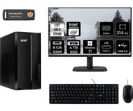 Acer Aspire TC1760 DTBHUEM005MNT355 Dahili Intel UHD Graphics Intel Core i5 12400 8 GB Ram 4 TB SSD Tower Windows 11 Home 21.5 inç Monitörlü Masaüstü Bilgisayar + PER4 BELLEK