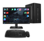 Avantron EVO0944 Dahili Intel UHD Graphics Intel Core i5 8400 8 GB Ram 128 GB SSD Tower FreeDos 18.5 inç Monitörlü Masaüstü Bilgisayar