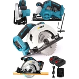 Stilmax Hdxr 4500 W 13000 devir/dk 185 mm Açılı Kesim Kablosuz Akülü Şarjlı Daire Testere