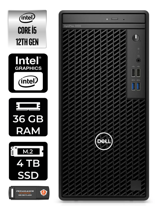 Dell OptiPlex 3000MT N010O3000MTAC Dahili Intel UHD Graphics Intel Core i5 12500 36 GB Ram 4 TB SSD Tower Windows 11 Home Masaüstü Bilgisayar + PER4 BELLEK