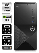 Dell Vostro 3910MT N7519VDT3910 Harici GeForce GT 730 4 GB Intel Core i5 12400 36 GB Ram 4 TB SSD Tower Windows 11 Home Masaüstü Bilgisayar + PER4 BELLEK