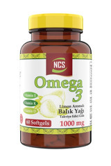 Ncs Omega 3 Balık Yağı Kapsül 1000 mg 60 Adet