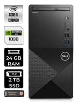 Dell Vostro 3020 N2054VDT3020MTU Harici GeForce GT 1030 Intel Core i5 13400 24 GB Ram 2 TB SSD Tower Windows 11 Home Masaüstü Bilgisayar + PER4 BELLEK