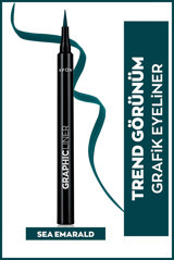 Avon Graphic Suya Dayanıklı Mat Pastel Yeşil Kalem Eyeliner