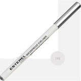 Esterel No:195 Suya Dayanıklı Mat Pastel Beyaz Kalem Eyeliner