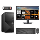 Dell Vostro 3020 N2050VDT3020MTU Dahili Intel UHD Graphics 730 Intel Core i5 13400 8 GB Ram 256 GB SSD Tower FreeDos 23.8 inç Monitörlü Masaüstü Bilgisayar