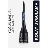 Flormar No:002 Suya Dayanıklı Mat Pastel Lacivert Jel Eyeliner