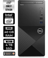 Dell Vostro 3910MT N7600VDT3910P390 Dahili Intel UHD Graphics Intel Core i7 12700 40 GB Ram 4 TB SSD Tower Windows 11 Home Masaüstü Bilgisayar + PER4 BELLEK