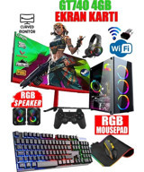 Dmc N12X Harici GeForce GT 740 Intel Core i5 3470 16 GB Ram 256 GB + 500 GB SSD Tower FreeDos 23.6 inç Monitörlü Masaüstü Bilgisayar