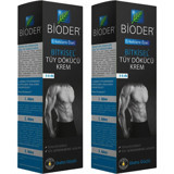 Bioder Bitkisel Normal Ciltler İçin Tüm Vücut Genital Bölge Erkek Tüy Dökücü Sprey 2x100 ml