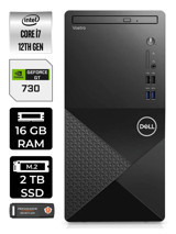 Dell Vostro 3910MT N7598VDT3910 Harici GeForce GT 730 4 GB Intel Core i7 12700 16 GB Ram 2 TB SSD Tower Windows 11 Home Masaüstü Bilgisayar + PER4 BELLEK