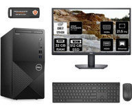 Dell Vostro 3910MT N7598VDT3910MNT1327 Harici Radeon RX 550 Intel Core i7 12700 32 GB Ram 512 GB SSD Tower FreeDos 21.5 inç Monitörlü Masaüstü Bilgisayar + PER4 BELLEK