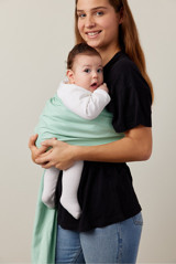 Pure Carrier Ring Sling 16 kg Kapasiteli Her Yöne Yenidoğan Kanguru Mint Yeşil