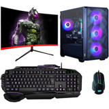 Dragos DRX5315 Harici GeForce GTX 1660 Ti Intel Core i3 13100F 16 GB Ram 1 TB SSD Tower FreeDos 23.6 inç Monitörlü Masaüstü Bilgisayar