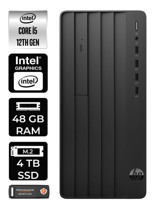 HP Pro Tower 290 G9 6D3A5EA Dahili Intel UHD Graphics Intel Core i5 12500 48 GB Ram 4 TB SSD Tower Windows 11 Home Masaüstü Bilgisayar + PER4 BELLEK