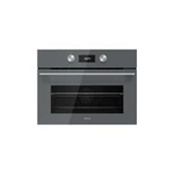 Teka HLC 8400 ST 45 Lt A+ Enerji Sınıfı Analog Retro Tam Boy Ankastre Fırın Gri