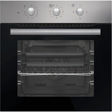 Luxell B66-S2 PRO 58 Lt A Enerji Sınıfı Analog Retro Yarım Boy Fırın Inox