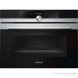Siemens İQ700 CM633GBS1 45 Lt A Enerji Sınıfı Dijital Retro Tam Boy Ankastre Fırın Siyah