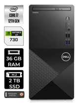 Dell Vostro 3910MT N7598VDT3910 Harici GeForce GT 730 4 GB Intel Core i7 12700 36 GB Ram 2 TB SSD Tower Windows 11 Home Masaüstü Bilgisayar + PER4 BELLEK