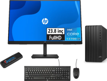 HP 290 Pro G9 238T2X1ESW02 Dahili Intel UHD Graphics Intel Core i7 13700 8 GB Ram 512 GB SSD Tower FreeDos 23.8 inç Monitörlü Masaüstü Bilgisayar