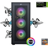 Güneysu Gaming Harici GeForce RTX 4060 Ti AMD Ryzen 5 7800X 32 GB Ram DDR5 1 TB SSD Tower FreeDos Masaüstü Bilgisayar