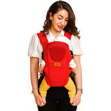 Baby Plus Flory 4-12 kg Kapasiteli Oturaklı Her Yöne Kanguru Kırmızı