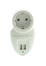 Powermaster Pm-16895 Tekli Soket 2'li USB Kablosuz Tekli Akım Korumalı Priz