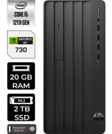 HP Pro Tower 290 G9 6D3A5EAP419 Harici GeForce GT 730 4 GB Intel Core i5 12500 20 GB Ram 2 TB SSD Tower Windows 11 Pro Masaüstü Bilgisayar + PER4 BELLEK