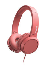 Philips TAH4105RD 3.5 mm Gürültü Önleyici Mikrofonlu Kablolu Kulak Üstü Kulaklık Kırmızı