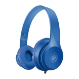 Polosmart FS26 3.5 mm Mikrofonlu Kablolu Kulak Üstü Kulaklık Mavi