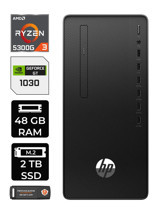 HP 295 G9 6D391EA Harici GeForce GT 1030 AMD Ryzen 3 5300G 48 GB Ram 2 TB SSD Tower FreeDos Masaüstü Bilgisayar + PER4 BELLEK