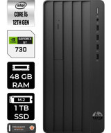 HP Pro Tower 290 G9 6D3A5EAP343 Harici GeForce GT 730 4 GB Intel Core i5 12500 48 GB Ram 1 TB SSD Tower FreeDos Masaüstü Bilgisayar + PER4 BELLEK