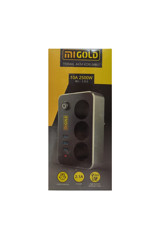 Migold Mg-103 3'lü Soket 2 metre 3'lü USB Kablolu Çiftli Akım Korumalı Priz